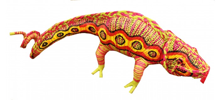 Caméleon raphia 60 cm