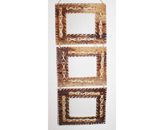 Porte-photos bananier bambou paysage