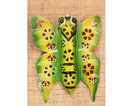 Applique papillon peinte