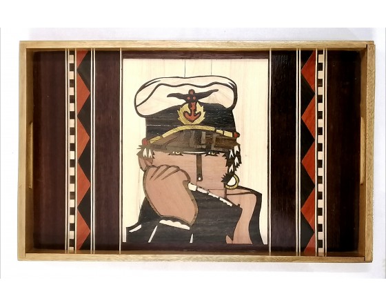 Plateau marqueté "Corto Maltese" 4
