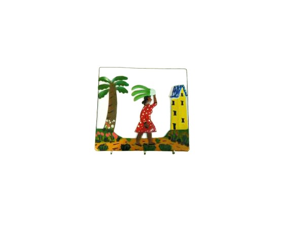 Porte-clés mural rectangle