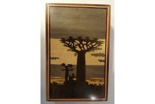 Boite marquetée Baobabs