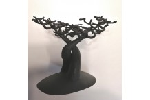 Arbre à bijoux Baobab amoureux 12 cm en metal épais