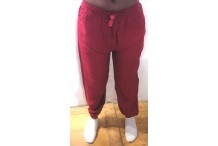 Pantalon rayonne uni bleu